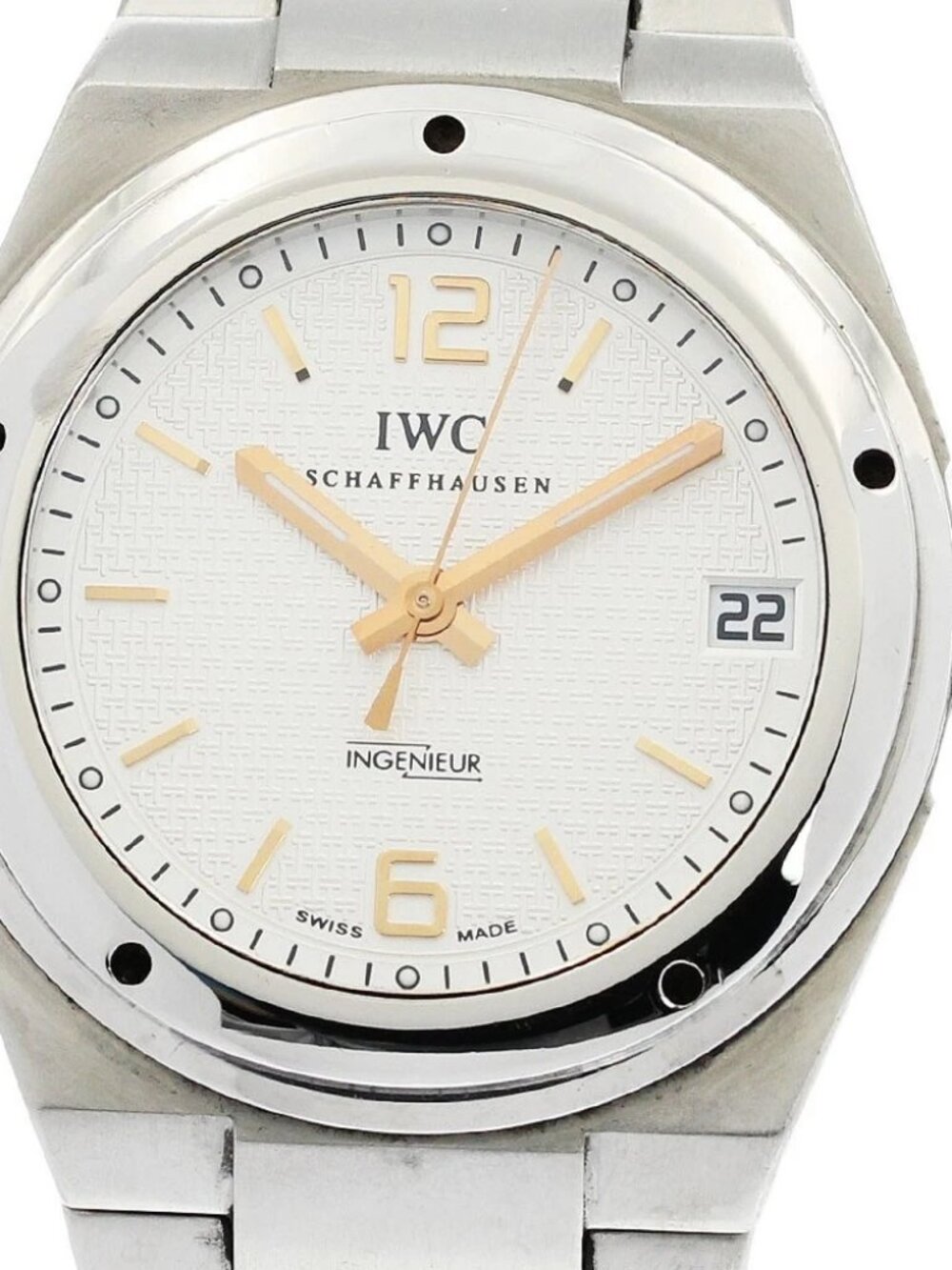 IWC SCHAFFHAUSEN In junior IW451503 Silver Dial Automatic Boy's Watch_947119